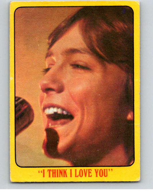1971 Partridge Family OPC #10 I Think I Love You V74558 Image 1