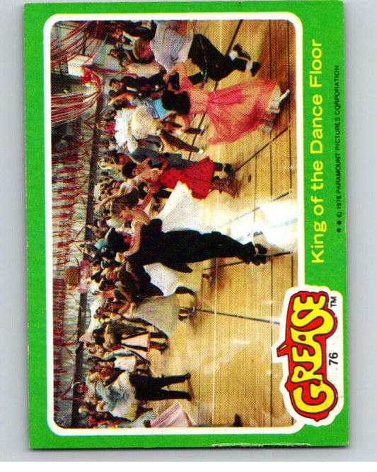 1978 Topps Grease #76 King of the Dance Floor   V74590 Image 1