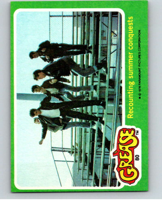 1978 Topps Grease #80 Recounting summer conquests   V74591 Image 1