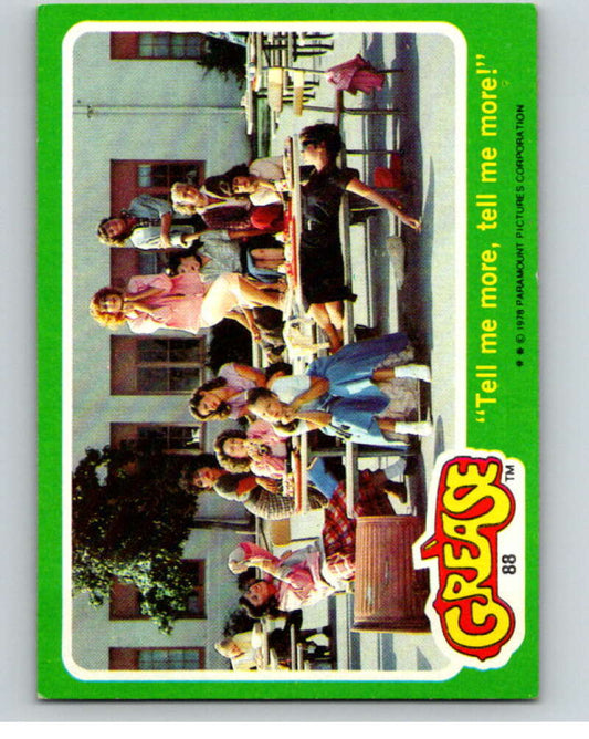 1978 Topps Grease #88 Tell me more/tell me more!   V74595 Image 1