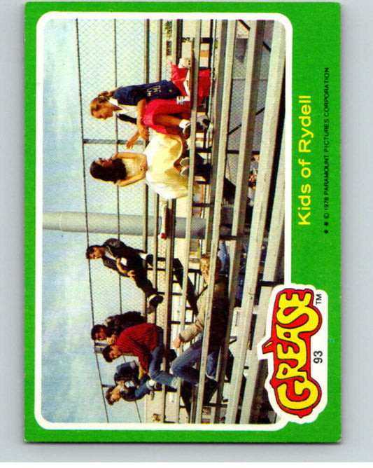 1978 Topps Grease #93 Kids of Rydell   V74597 Image 1