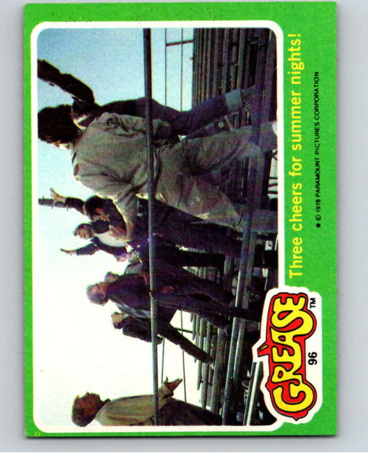 1978 Topps Grease #96 Three cheers for summer nights!   V74600 Image 1
