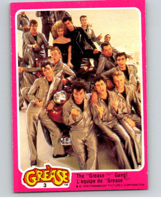 1978 Grease OPC #3 The "Grease" Gang   V74615 Image 1