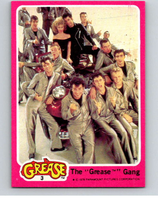 1978 Grease OPC #3 The "Grease" Gang   V74616 Image 1