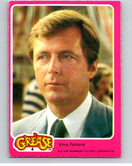 1978 Grease OPC #4 Vince Fontaine   V74618 Image 1