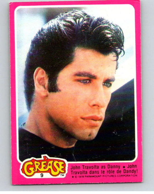 1978 Grease OPC #9 John Travolta as Danny   V74632 Image 1