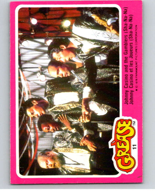 1978 Grease OPC #11 Johnny Casino and the Gamblers Sha-Na-Na   V74636 Image 1