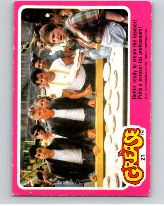 1978 Grease OPC #21 Gettin' ready to cream the teacher!   V74653 Image 1