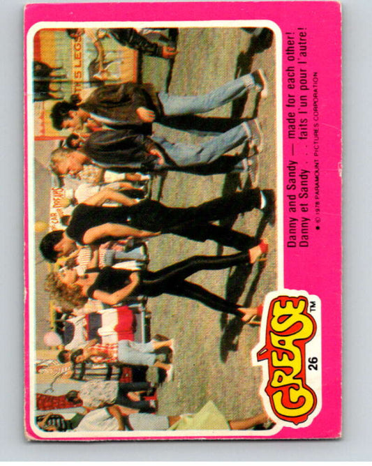 1978 Grease OPC #26 Danny and Sandy - made for each other!   V74661 Image 1