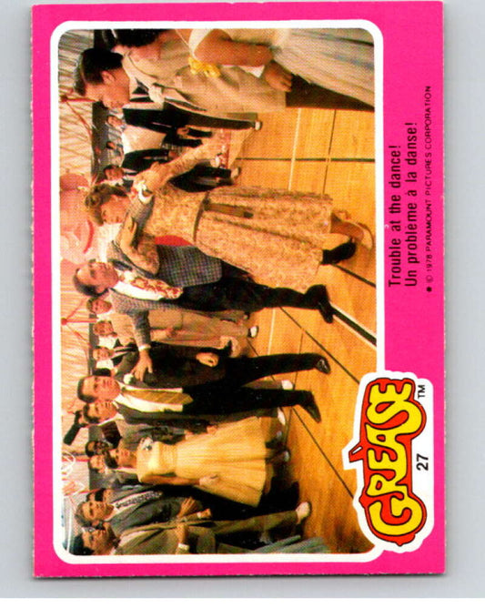 1978 Grease OPC #27 Trouble at the dance!   V74664 Image 1