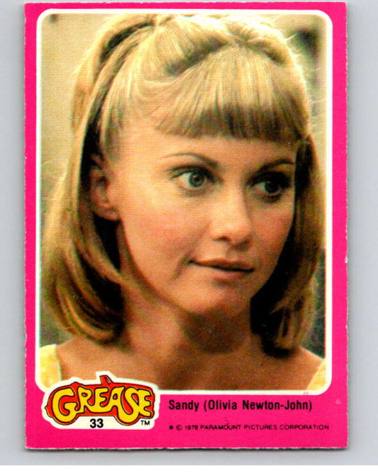 1978 Grease OPC #33 Sandy Olivia Newton-John   V74673 Image 1