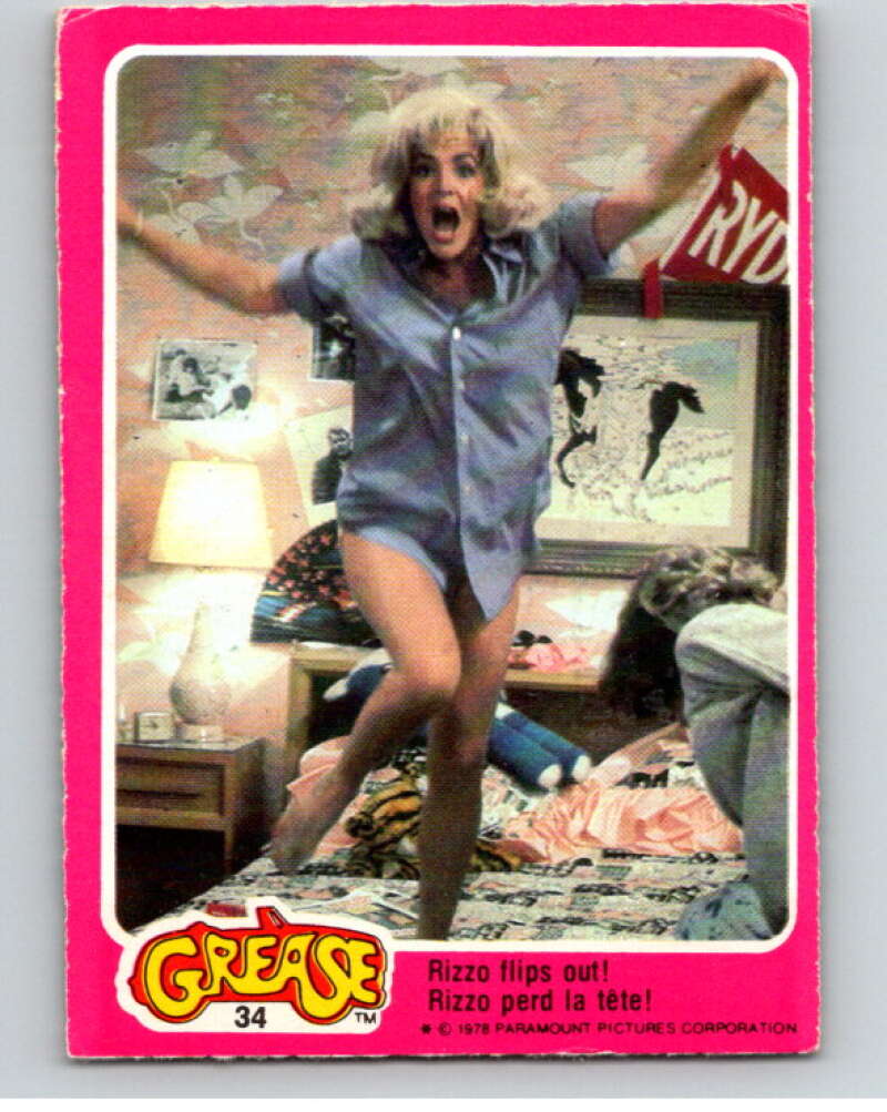 1978 Grease OPC #34 Rizzo flips out!   V74677 Image 1