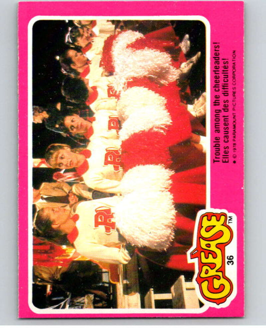 1978 Grease OPC #36 Trouble among the cheerleaders!   V74678 Image 1