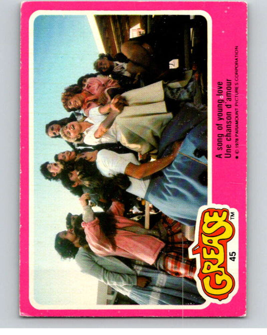 1978 Grease OPC #45 A song of young love   V74694 Image 1
