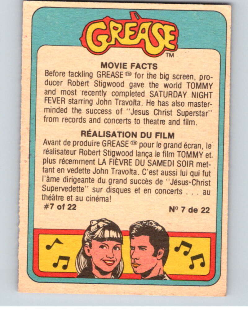 1978 Grease OPC #52 Together Forever!   V74706 Image 2
