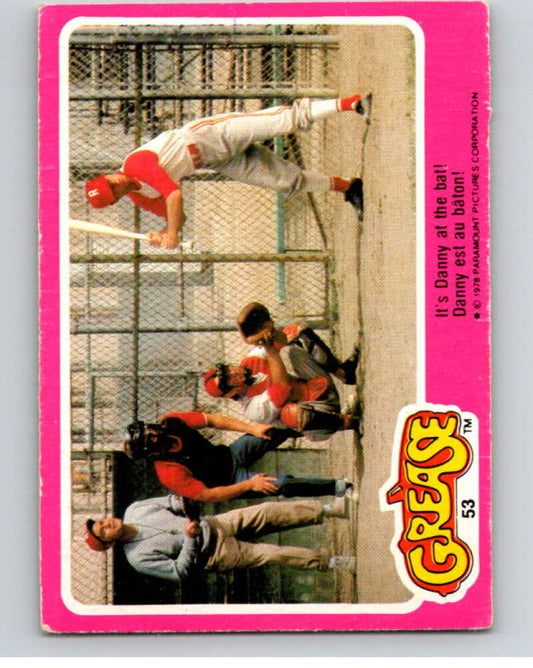 1978 Grease OPC #53 It's Danny at the bat!   V74708 Image 1