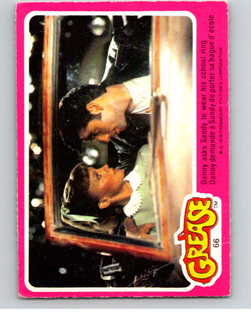 1978 Grease OPC #66 Danny asks Sandy to wear his school ring   V74724 Image 1