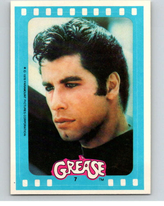 1978 Topps Grease Stickers #7 John Travolta as Danny   V74725 Image 1