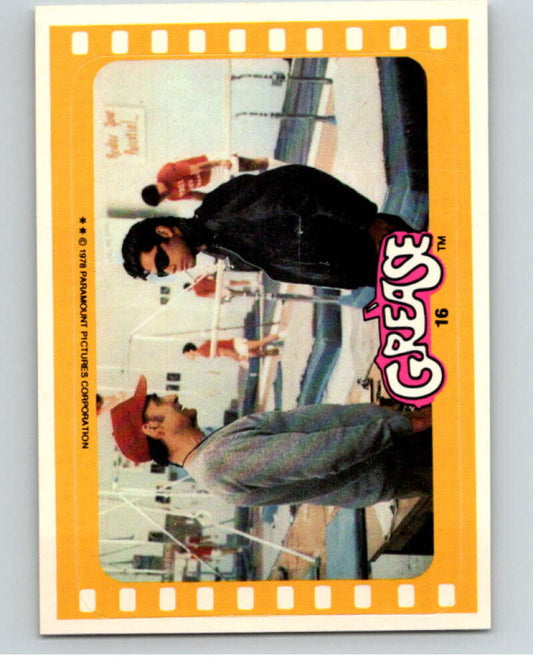 1978 Topps Grease Stickers #16 A Real Challenge for Coach Calhoun   V74727 Image 1