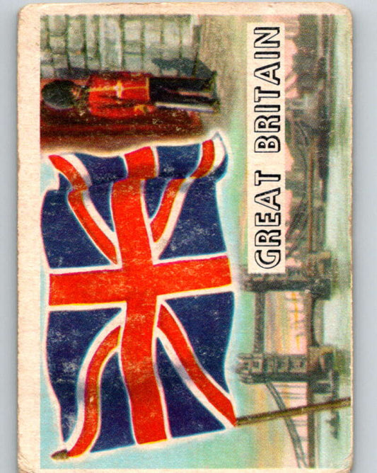 1956 Topps Flags of the World #26 Great Britain   V74736 Image 1