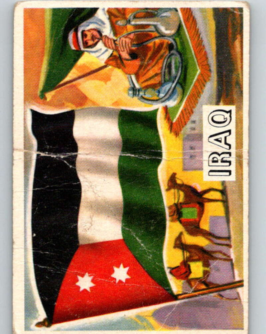 1956 Topps Flags of the World #43 Iraq   V74738 Image 1