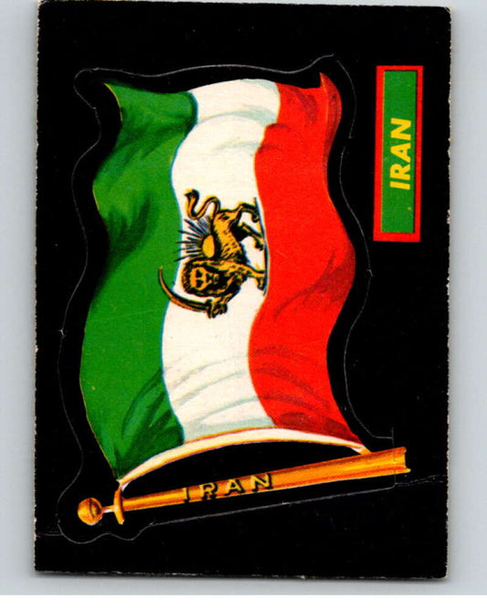 1970 OPC Flags of the World #34 Iran Sticker  V74743 Image 1