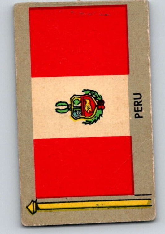 1950 Parade Flags of the World #75 Peru V74753 Image 1