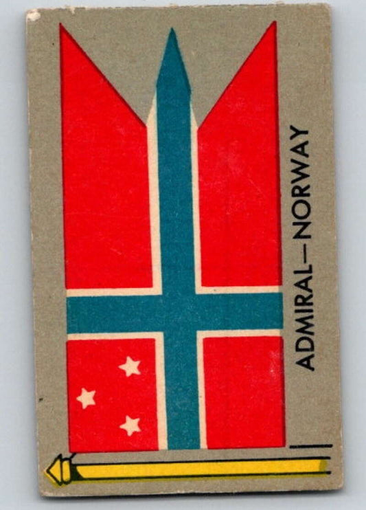 1950 Parade Flags of the World #83 Admiral - Norway V74756 Image 1