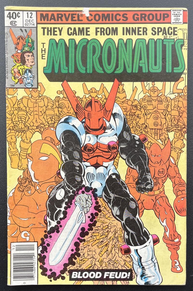 The Micronauts #12 Marvel Comic Book Dec. 1979 - Newsstand Edition CB5 Image 1