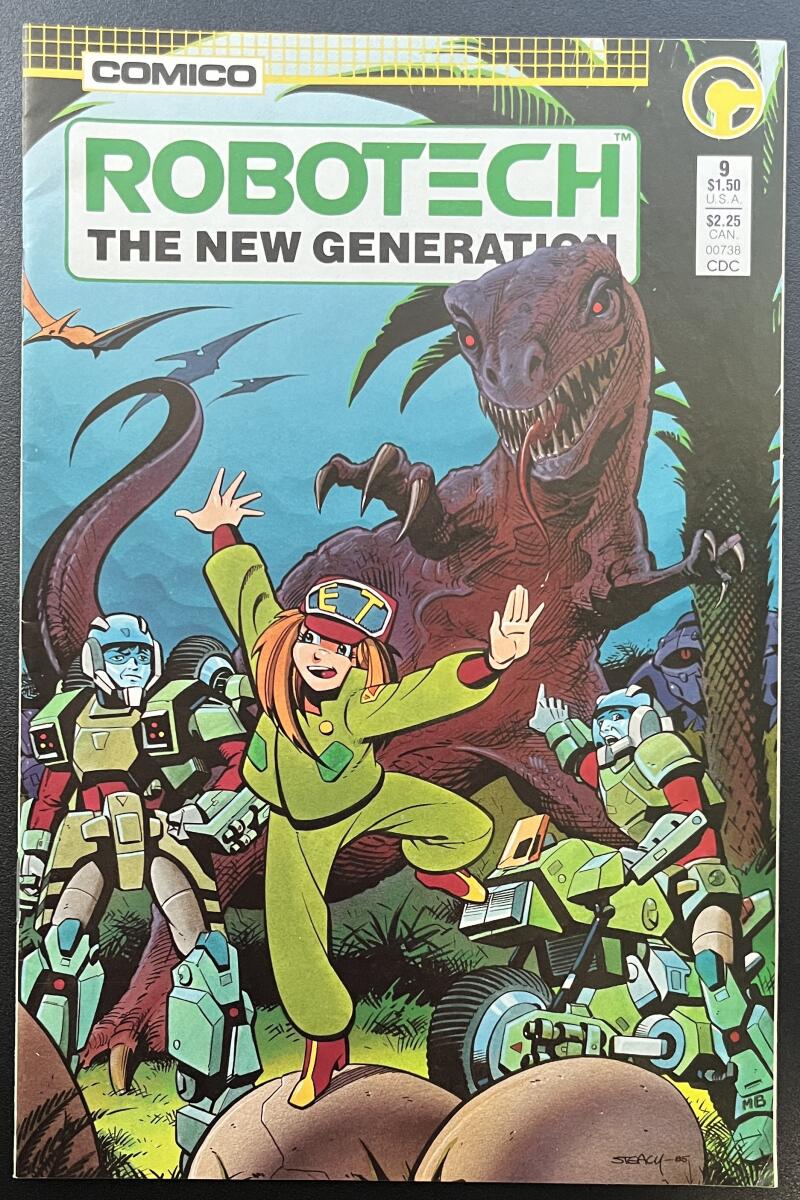 Robotech New Generation #9 Comico Comic Book Jul. 1986 - Modern Age CB53 Image 1