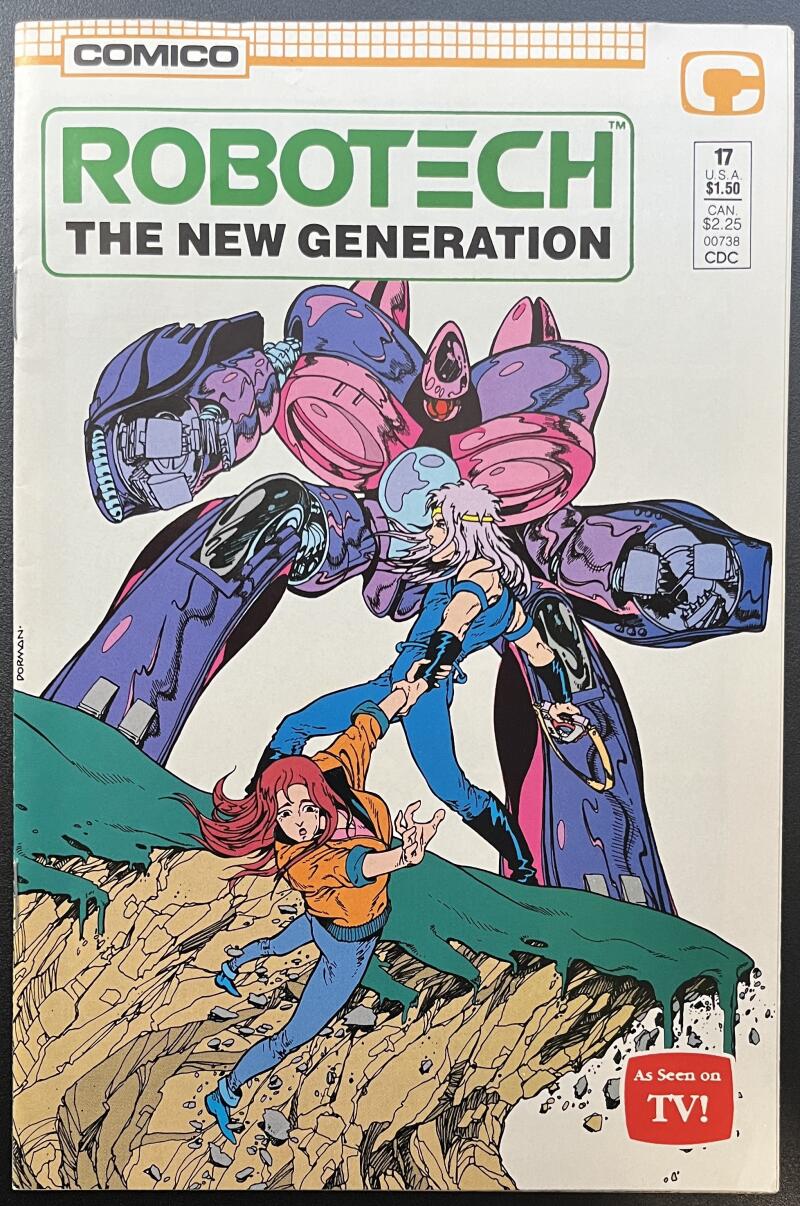 Robotech New Generation #17 Comico Comic Book Jul. 1987 - Modern Age CB59 Image 1