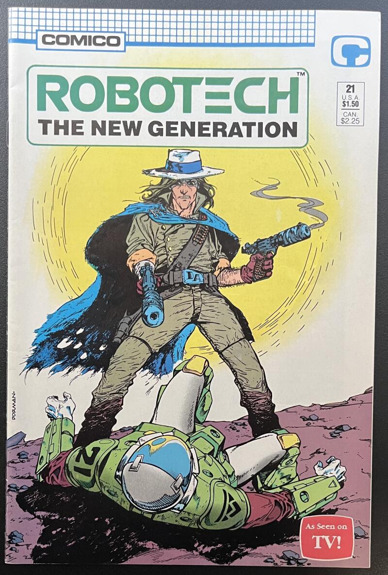 Robotech New Generation #21 Comico Comic Book Jan. 1988 - Modern Age CB63 Image 1