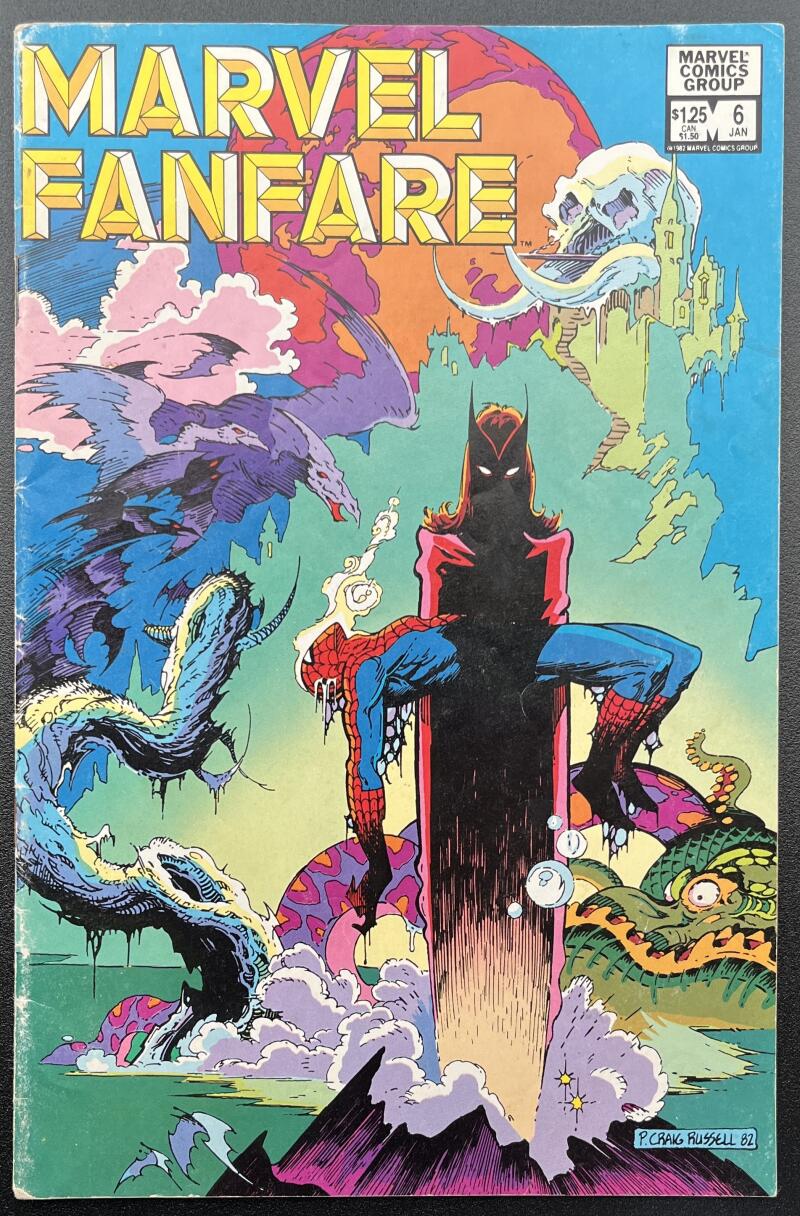 Marvel Fanfare Spider Man #6 Marvel Comic Book Jan. 1983 Bronze Age - CB84 Image 1