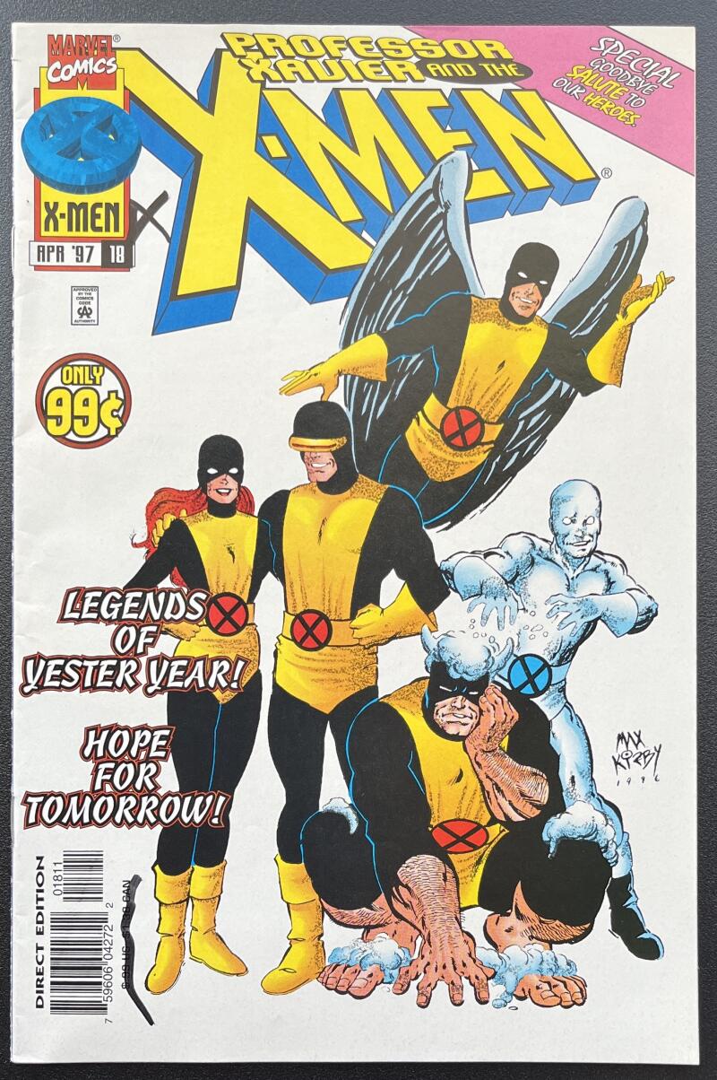 Professor Xavier & X-Men #18 Marvel Comic Book Apr. 1997 Modern Age - CB79 Image 1