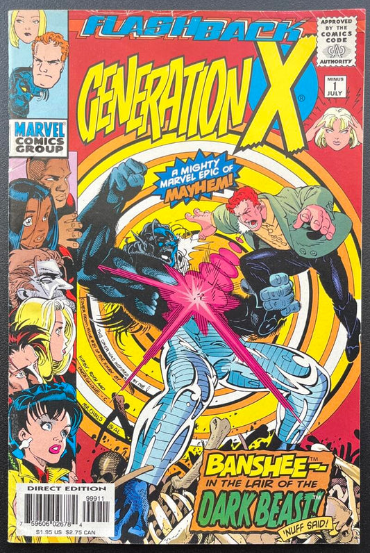 Generation X Mighty Mayhem! #1 Marvel Comic Book Jul. 1997 Newsstand - CB90 Image 1