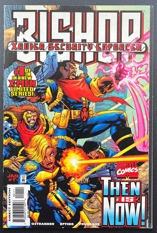 Bishop Xavier Security #1 Marvel Comic Book Jan. 1998 Direct Edition - CB92 Image 1