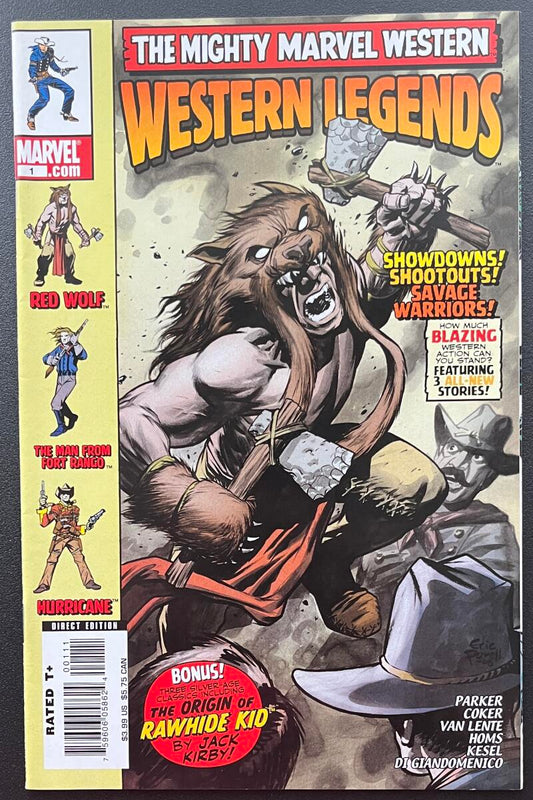 Western Legends #1 Marvel Comic Book Sep. 2006 Direct Edition - CB95 Image 1