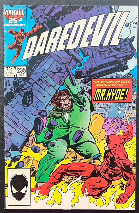 Daredevil #235 Marvel Comic Book Oct. 1986 Direct Edition - CB101 Image 1