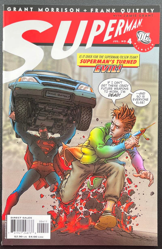 All-Star Superman #4 DC Comic Book Jul. 2006 Direct Edition - CB106 Image 1