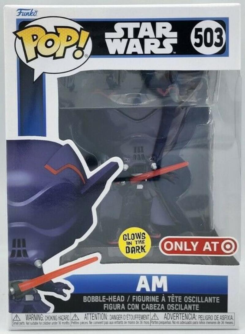 Funko Pop - 503 Star Wars - AM - Glows in Dark Vinyl Figure *EXCLUSIVE Image 1