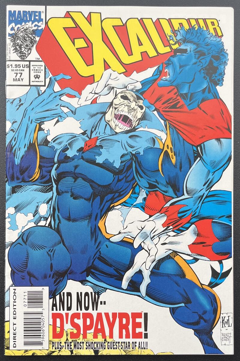 Excalibur D'Spayre #77 Marvel Comic Book May. 1994 Direct Edition - CB141 Image 1