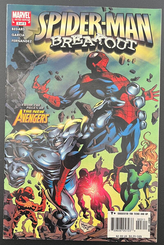 Spider-Man Breakout #3 Marvel Comic Book Aug. 2005 Direct Edition - CB148 Image 1