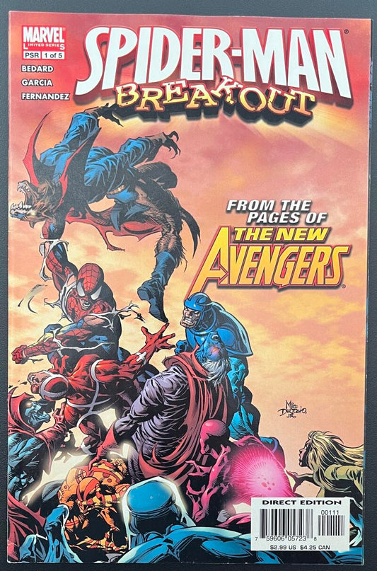 Spider-Man Breakout #1 Marvel Comic Book Jun. 2005 Direct Edition - CB150 Image 1