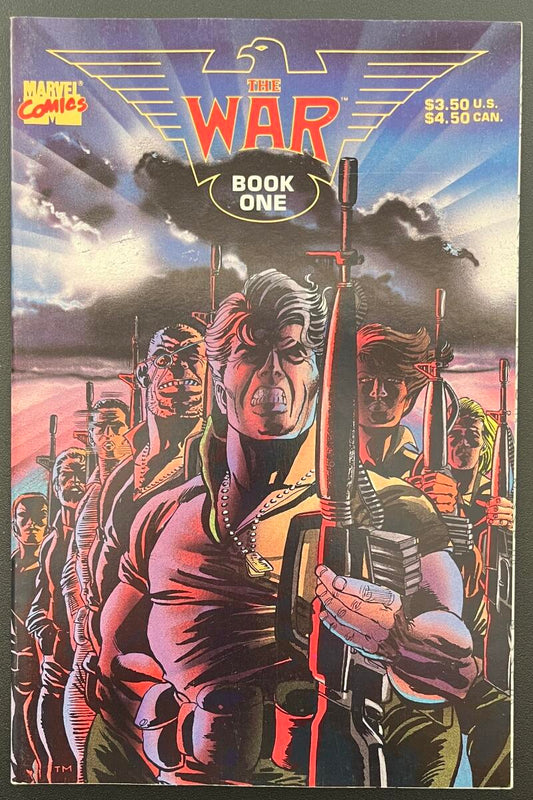 The War Book One Marvel Comic Book Aug. 1989 Modern Age - CB160 Image 1
