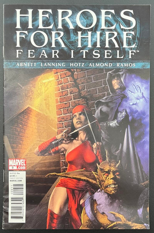 Heroes For Hire Fear Itself #9 Marvel Comic Book 2011 Direct Edition - CB162 Image 1