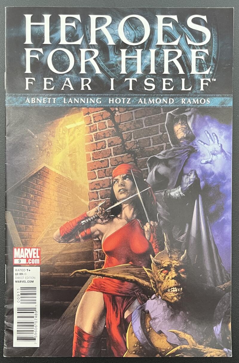 Heroes For Hire Fear Itself #9 Marvel Comic Book 2011 Direct Edition - CB162 Image 1