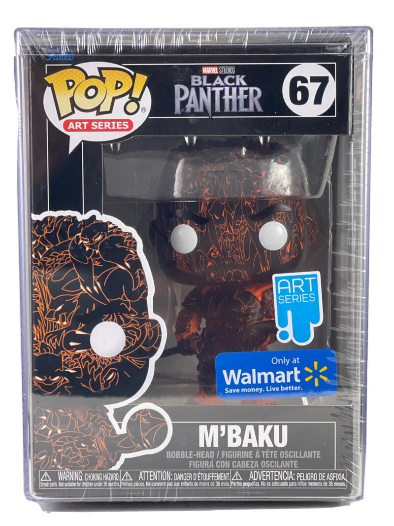 Funko Pop - 67 Art Series - M'Baku - Marvel Vinyl Figure with Case *Walmart EXCLUSIVE Image 1