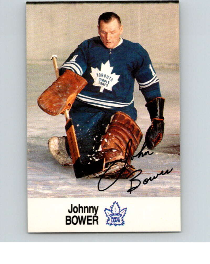 1988-89 Esso All-Stars Hockey Card Johnny Bower  V74819 Image 1