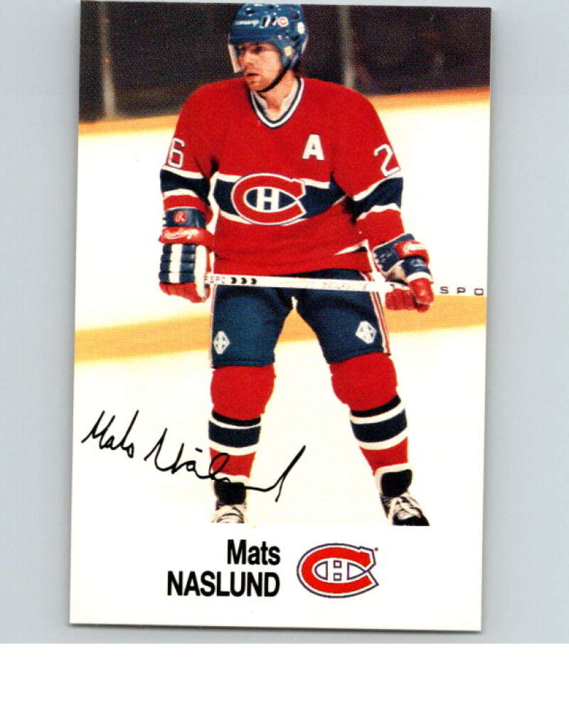 1988-89 Esso All-Stars Hockey Card Mats Naslund  V74967 Image 1