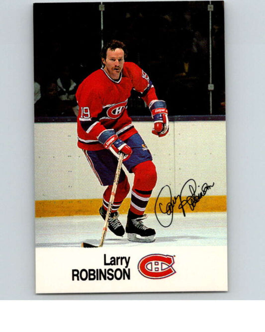 1988-89 Esso All-Stars Hockey Card Larry Robinson  V75052 Image 1